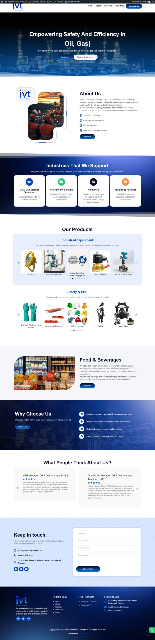 Website Design Work