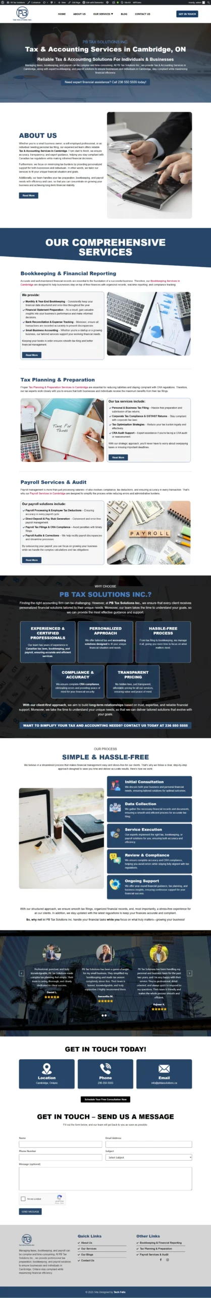 Website Design Work