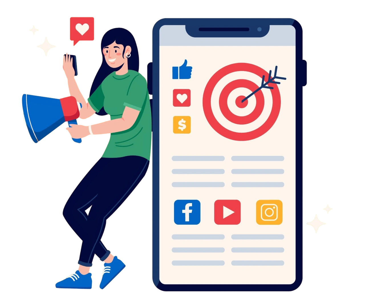 social media marketing icon